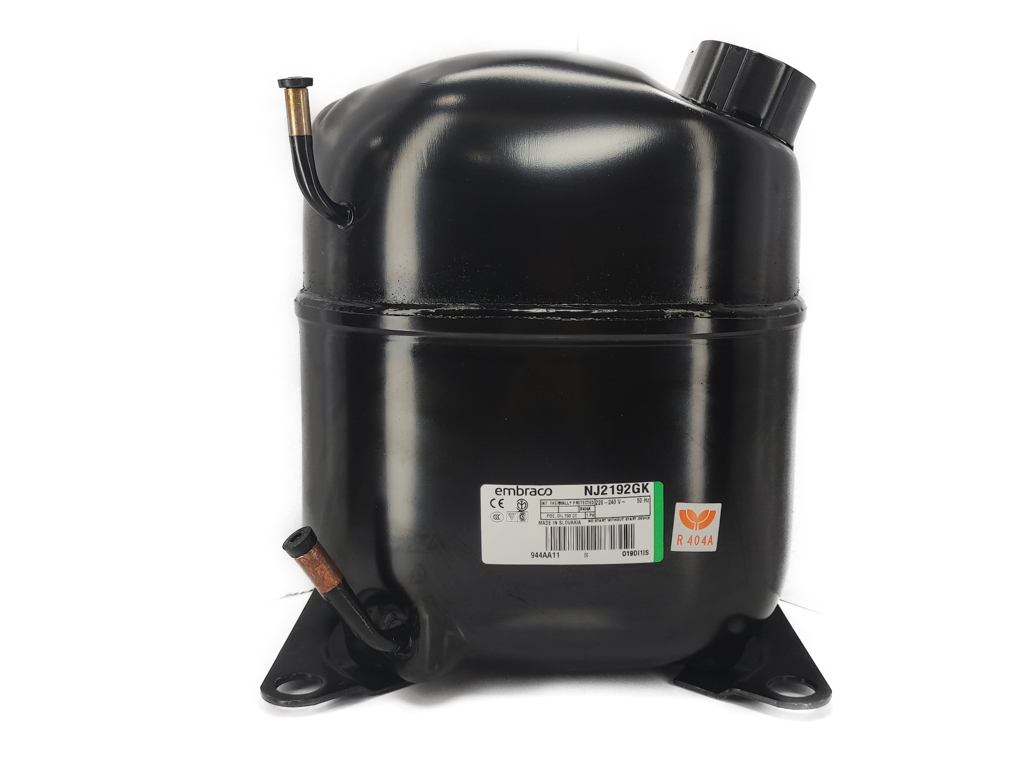 قدرت و مشخصات فنی کمپرسور های امبراکو گاز 404